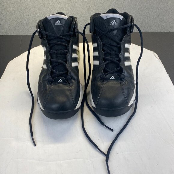adidas  High Basketball Shoes Black Men\'s Size 14 US,Athletic main image 4
